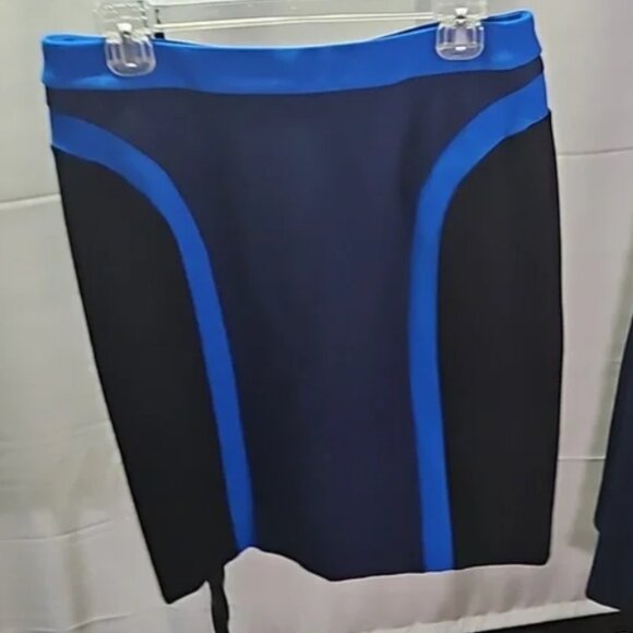 Etcetera Blk, Navy,and Royal Blue Skirt Size 6 - Picture 1 of 3